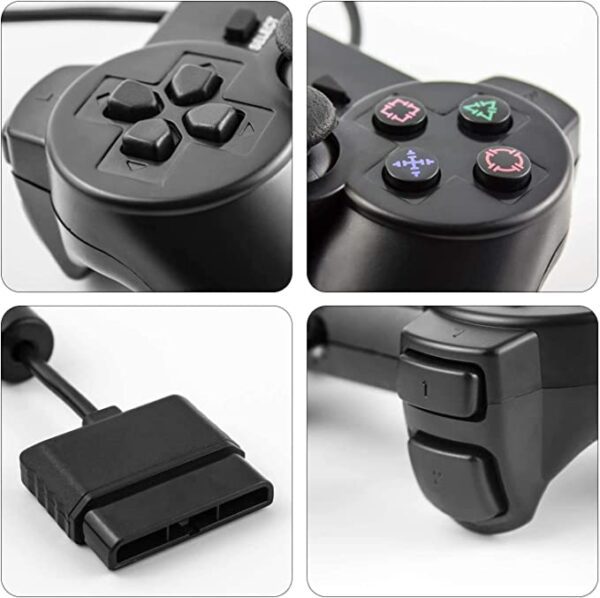 Wired Game Controller JoyPad for PS2 Game Joystick Gamepad For Playstation 2 - Image 2
