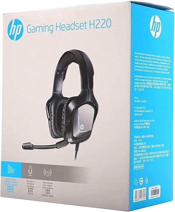 Stereo Gaming Headphone with Microphone HP H 220G – Immersive Sound for Gamers - Image 2