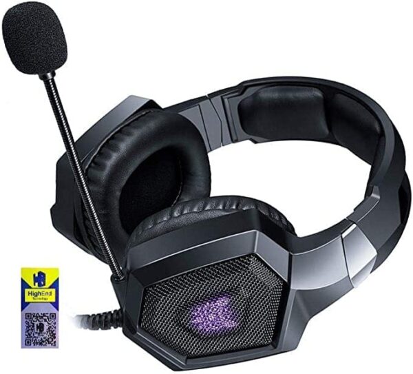 K8 Gaming Wired Headset With Microphone RgbFor PS4/PS5/XOne/XSeries/NSwitch/PC - Image 2
