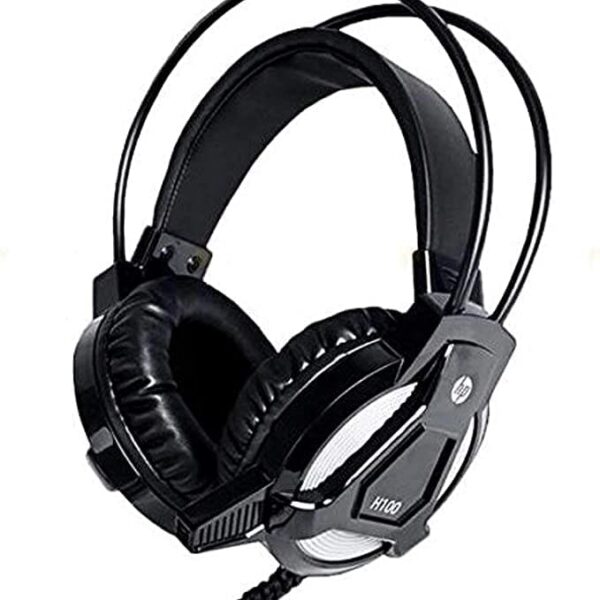 HP H100 Wired Gaming Headset with Mic - Black | Premium Sound for Gamers