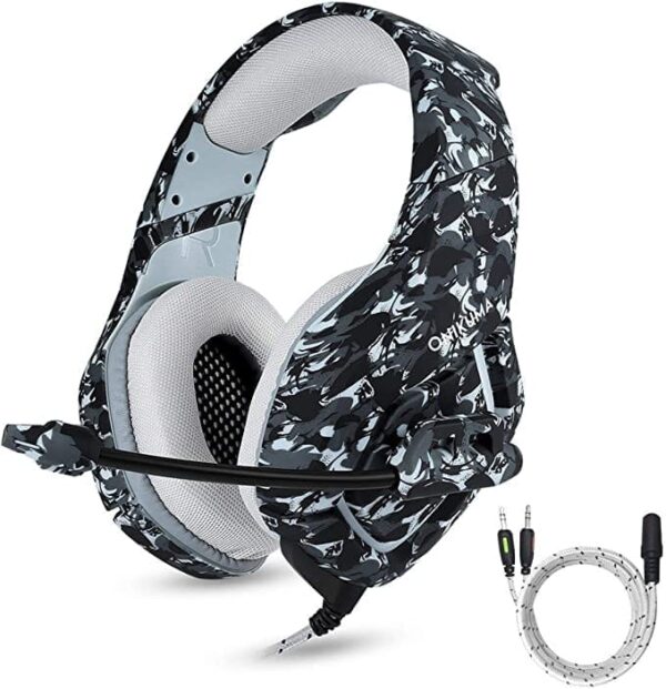 Onikuma K1-B Camouflage PS4 Gaming Headset Earphone Casque - Image 11