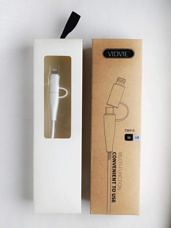 Vidvie Fast Charging Cable 2in1 MULTI-FUNCTION CB-415 - Image 2