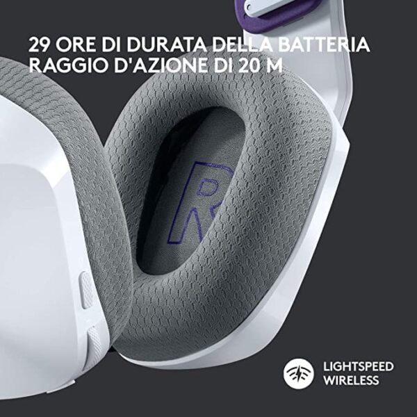Logitech G733 Light Speed  Wireless Gaming Headset , LIGHTSYNC RGB - White - Image 2