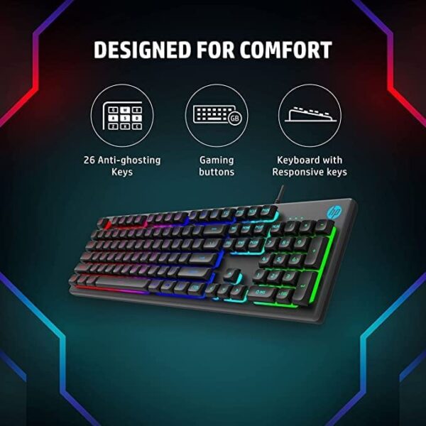 HP K500F Gaming Keyboard Mechanical – Precision and Performance for Gamers - Image 2