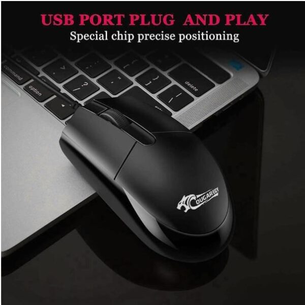 COUGAR-EGY C002 Ergonomic Wired Mouse 1600 DPI - Smooth Tracking with High Precision for Work - Image 3