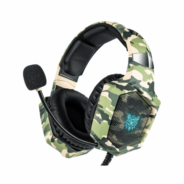 Onikuma K8 Gaming Headset RGB Noise Cancelling Camouflage - Image 6