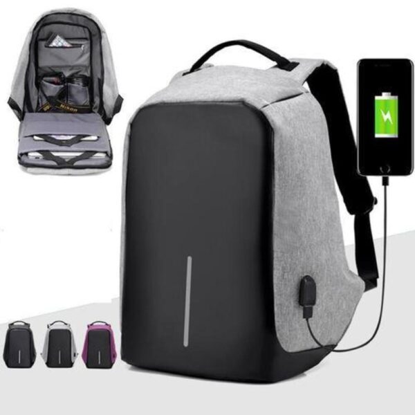 Multifunctional Faison Anti-Theft Backpack with USB Charging Laptop Bag