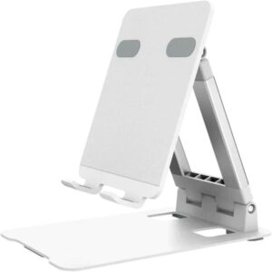 Adjustable Desk Tablet Stand – Versatile Holder for Tablets and Smartphones – Perfect for Home and Office Use