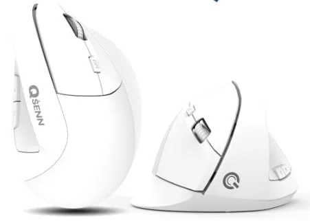 QSENN WIRLESS VERTICAL MOUSE WM3100  (white)