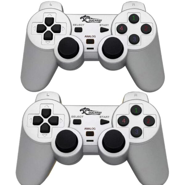 Cougar USB wired double controller gamepad (2082) for pc and laptop- Multicolor