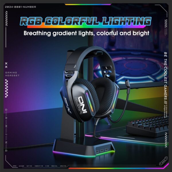 ONIKUMA X12 Gaming Headset Wired With Microphone - Image 2