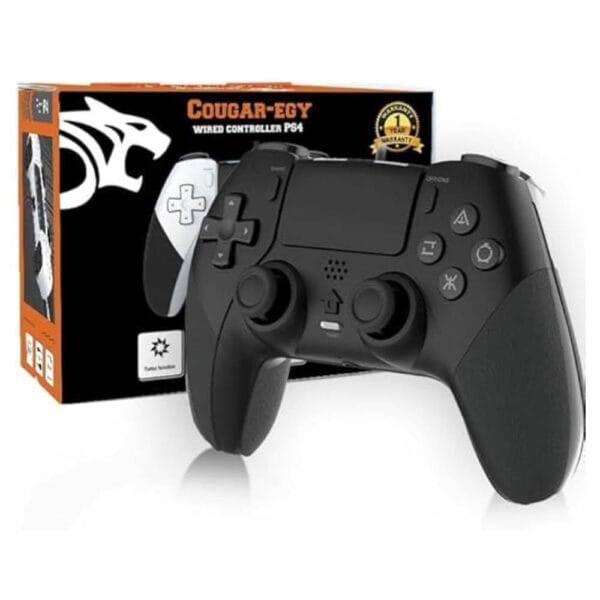 Cougar t29 Dualshock Wired Controller Vibration For PS4 / PS5 / PC - Black