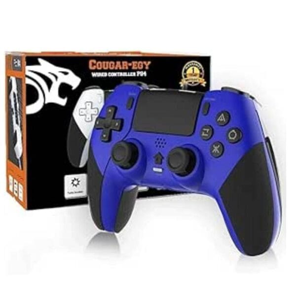 Cougar t29 Dualshock Wired Controller Vibration For PS4 / PS5 / PC - Blue
