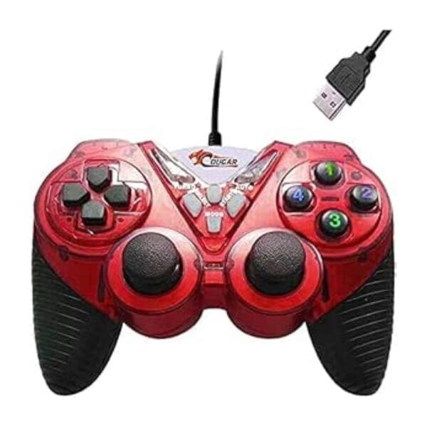 Cougar Game Pad Vibration Single - 908 (white) - Red