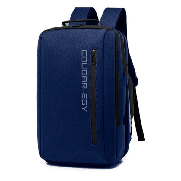 COUGAR waterproof backpack 15.6 -inch with a USB port and tow way handle (8000) -multi color - blue