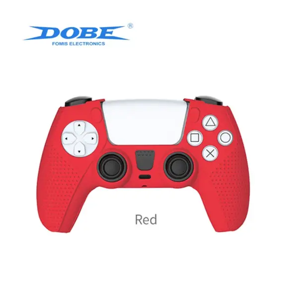 Silicon Case For PS5 Controller TP5-0541 ( multi-color) - red, Red